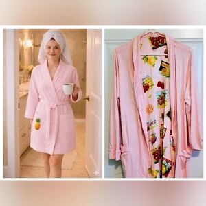 NICK & NORA Soft Cotton Robe Farm Stand